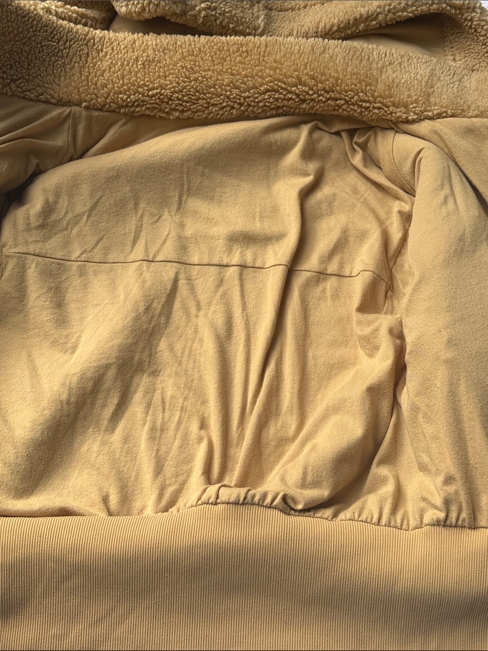 Alo Foxy Sherpa Jacket Camel Tan size small - Picture 8 of 14